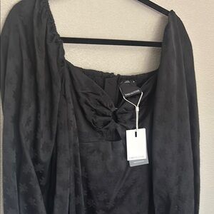 C/MEO Collective Black Ruched Sweetheart Sundress